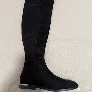 Calvin Klein 8.5 black over the knee boots